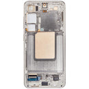 Pantalla Aftermarket Plus Samsung Galaxy S24 5G Amber Yellow, repuesto para reparación de display roto.