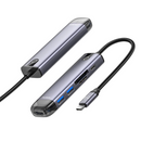 MCDODO CA-7740 6 in 1 HUB HDMI; USB-A 3.0*2; USB-C(PD 100W); SD/TF Card Slot