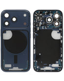 Marco medio Deep Blue para iPhone 17 Pro, repuesto original Apple para reparación.