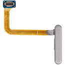 Sensor de huella dactilar plateado con cable flexible para Samsung Galaxy Z Fold 5 5G F946, repuesto.