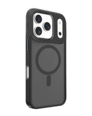 Case de carga inalámbrica magnética SlowBack negro para iPhone 17 Pro / 18 Pro. Protege y carga tu iPhone.