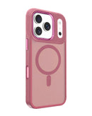 Case magnético rosa para iPhone 17 Pro, con carga inalámbrica. Protege tu iPhone con este elegante accesorio.