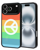 Funda SlowBack de aluminio para iPhone 17 Pro/18 Pro con diseño vibrante de arcoíris. Protección elegante y colorida.