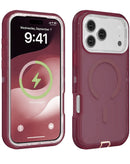 Funda transparente SlowBack para iPhone 17 Pro/18 Pro, a prueba de golpes, con MagSafe y compatible con carga inalámbrica.