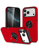 Funda SlowBack roja para iPhone 17 Pro Max o 18 Pro Max, accesorio Apple de silicona protectora.