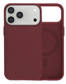 Funda MagSafe Textured Armor color borgoña para iPhone 17 Pro Max, protección robusta con textura antideslizante.