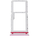 Bandeja SIM fucsia roja para Motorola Moto G37 Power XT2625, repuesto original para chip.