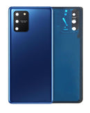 Tapa trasera original Samsung Galaxy S10 Lite Prism Blue con lente de cámara, pieza de repuesto SM-G770F.
