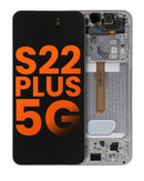 Pantalla OLED con marco para Samsung Galaxy S22 Plus 5G (Blanco Fantasma)