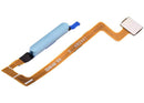 Sensor de huella dactilar Mystique Blue con cable flex para Xiaomi Redmi Note 12 5G, repuesto de reparación.