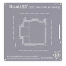 Plantilla Qianli Bumblebee QS179 para reparar el marco medio de un OPPO Find X5 Pro (CPH2305, CPH2307).