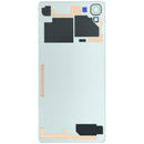 Tapa trasera blanca para Sony Xperia X F5121/F5122 con lente de cámara, repuesto para reparación de vidrio.