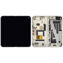 Pantalla OLED interna refurbished Google Pixel 10 Pro Fold Jade con marco, lista para reparación de display.