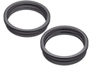 Bisel de cámara trasera negro para iPhone 17, paquete de 20 piezas para reparación.