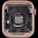 Chasis de aluminio dorado para Apple Watch Series 5 44mm (A2095, A2157) usado, ideal para reparación.