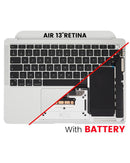 Encuentra en Xela Quetzaltenango la tapa superior con batería y teclado para MacBook Air 13 Retina Late 2020, color plata.