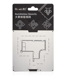 Stencil BGA Qianli QS174 Bumblebee para reballing de placa base Xiaomi 12 Pro, pieza de reparación.