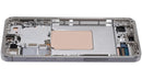 Pantalla OLED con marco para Samsung Galaxy S24 5G en color Marble Grey, repuesto para reparación de display.