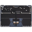 Tapa superior Midnight A3113, batería y teclado ANSI US para MacBook Air 13" usada, ideal para reparación.