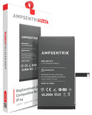 Encuentra la mejor garantía en baterías para iPhone en Xela con la batería iPhone 14 AmpSentrix Plus.