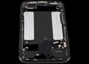 Chasis medio Space Black usado para Apple iPhone Air A3260, con puerto de carga y pequeñas partes para reparación.