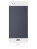 Pantalla LCD blanca con marco para Asus ZenFone 4 Selfie (ZD553KL/ZB553KL) refurbished, lista para cambio.