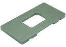 Molde metálico de posicionamiento para reparación de pantalla de vidrio iPhone 17 Air, repuesto de alta precisión.