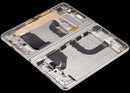 Pantalla OLED Pixel Fold reacondicionada en porcelana con marco intermedio, repuesto para reparación de display principal.