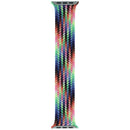 Correa Braided Solo Loop Pride Edition original Apple Watch 44-49mm, talla 7, tejido elástico multicolor.