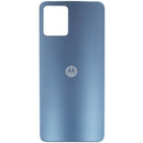 Tapa trasera de repuesto Motorola Moto G23 (XT2333) azul acero, para reparar back cover dañado.