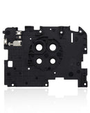 Lente de cámara trasera con bracket/bisel para Xiaomi Redmi Note 9T, repuesto en negro, pieza de reparación.