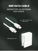 Encuentra el cargador de pared LDNIO A1405C QC3.0+PD (40W) (3ft) en Xela Quetzaltenango.