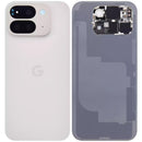 Tapa trasera usada de Google Pixel 9 Pro Fold color porcelana, con orificios para cámara.