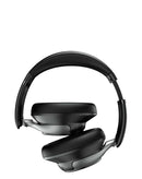 Audífonos inalámbricos ENIGMA negros con micrófono incorporado, diseño ergonómico para audio de alta calidad.