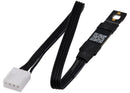 Cable de extensión negro para reacondicionador de batería MacBook Pro 14" y 16" (Model 6), compatible con modelos A2991-A3434.