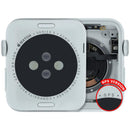 Carcasa de aluminio plateado para Apple Watch Series 3 42mm A1859/A1861, repuesto OEM de grado A.