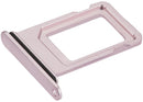 Bandeja SIM individual rosa suave para iPhone 17e, repuesto original Apple, fácil cambio de SIM.