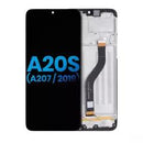 Pantalla LCD con marco para Samsung Galaxy A20s disponible en Quetzaltenango.