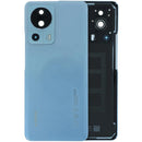Tapa trasera original azul claro para Xiaomi 13 Lite, repuesto Service Pack para reparación de vidrio trasero.