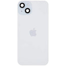 Tapa trasera azul iPhone 15 Plus A2847 con MagSafe, NFC y flex de linterna, pieza de repuesto.
