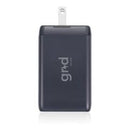 Cargador de pared 65w con dos puertos USB-C/USB-A, color negro, ideal para tu dispositivo en Quetzaltenango.