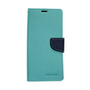 Estuche GOOSPERY Fancy Diary Menta/Azul Marino IPHONE XS MAX (6.5)