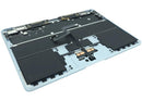 Tapa superior MacBook Air 13 A3240 Sky Blue con teclado ANSI US y batería, pieza de reparación refurbished.