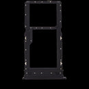 Bandeja SIM dual negra para Samsung Galaxy A06 5G (A066), repuesto para chip roto.