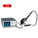 Estación de soldadura inteligente Aixun T3A 220V EU con mango T12 y puntas de hierro para reparación.