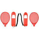 Par de raquetas rojas para Nintendo Switch Joy-Con, accesorio ideal para Mario Tennis Aces y sports games.