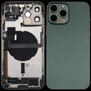 Encuentra en Xela Quetzaltenango la tapa trasera con puerto de carga flex para iPhone 13 Pro Max en color Alpine Green.