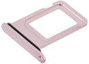 Bandeja SIM dual para iPhone 17e Soft Pink, repuesto original para tarjeta chip.