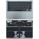 Tapa superior Space Gray para MacBook Air 13 A2681, teclado ANSI US y batería, OEM usado, Grade A.