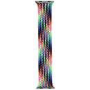 Correa Braided Solo Loop Pride Edition original Apple Watch 44-49mm, talla 7, tejido elástico multicolor.